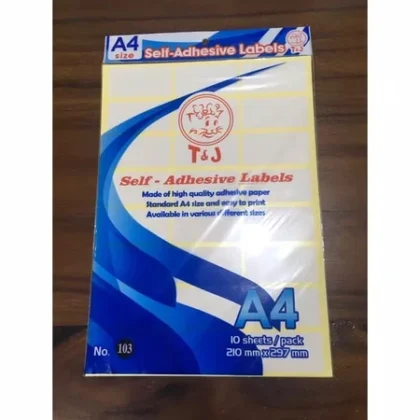Self-Adhesive Labels A4 No.103