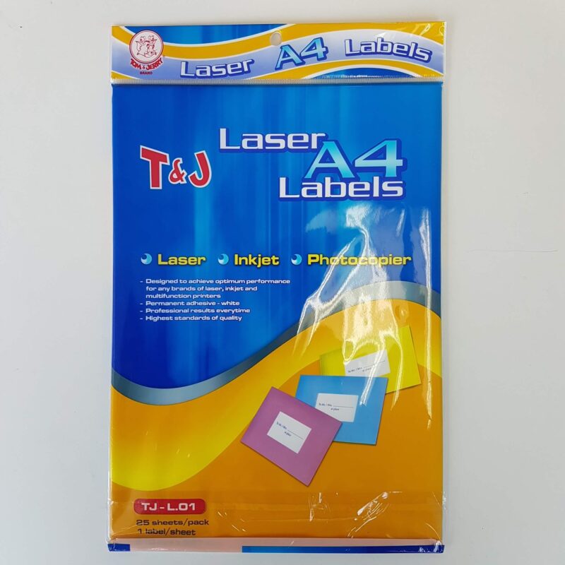 Laser Labels A4 — TJ Labels