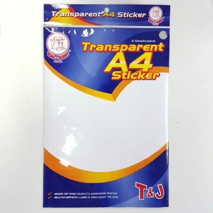 Transparent Sticker A4